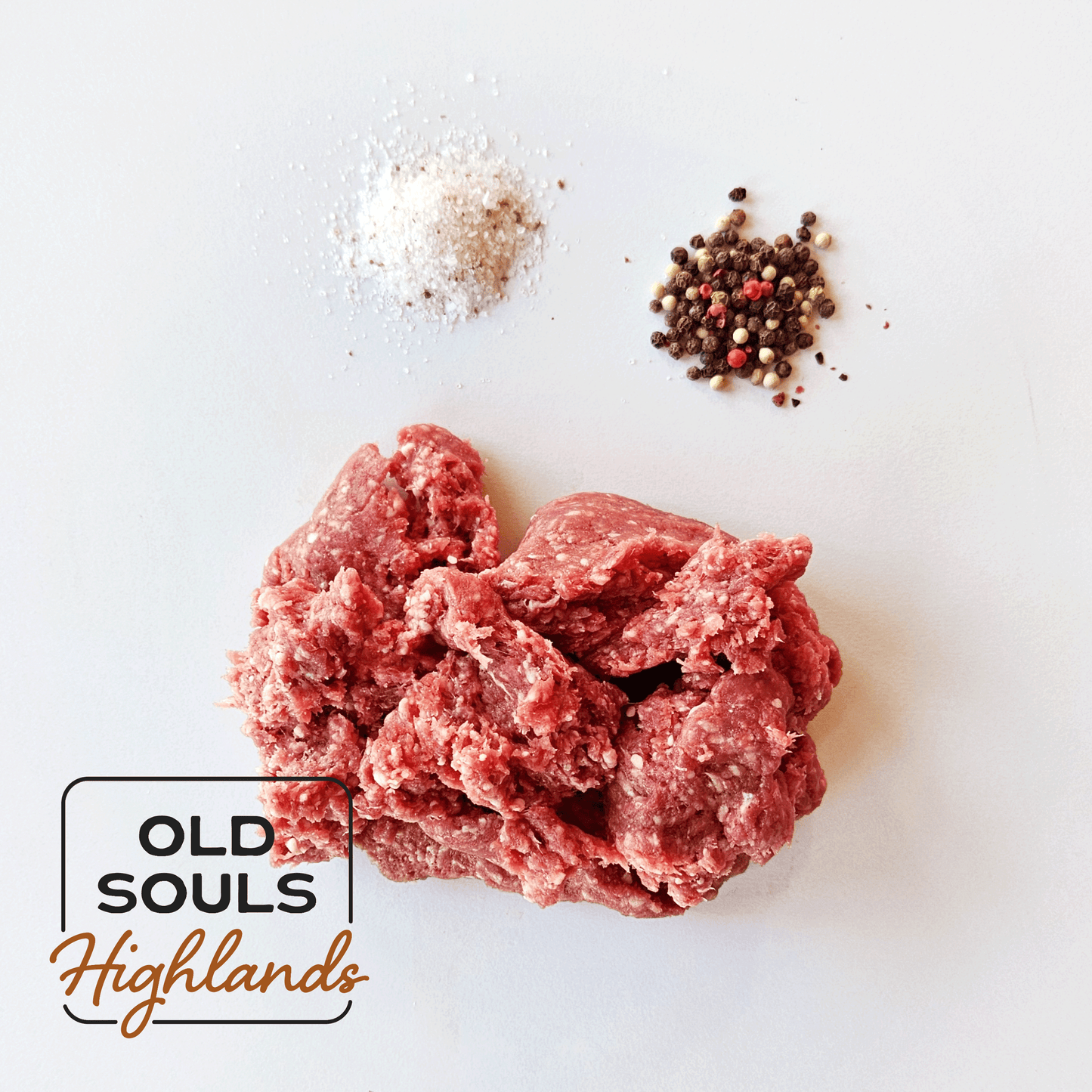 Image of premium highland beef, ground beef