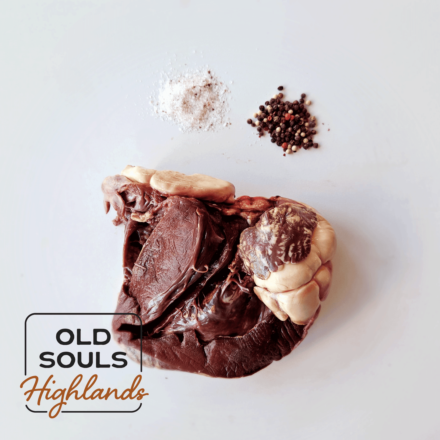 Image of premium highland beef, heart organ
