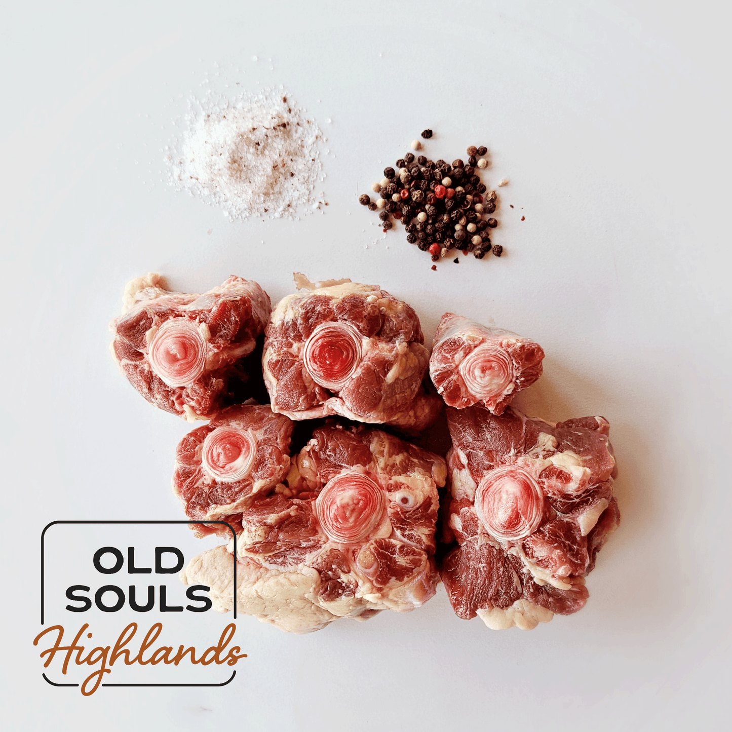 Image of premium highland beef, oxtail cut