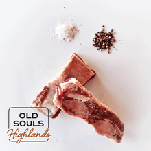Image of premium highland beef, short ribs cut